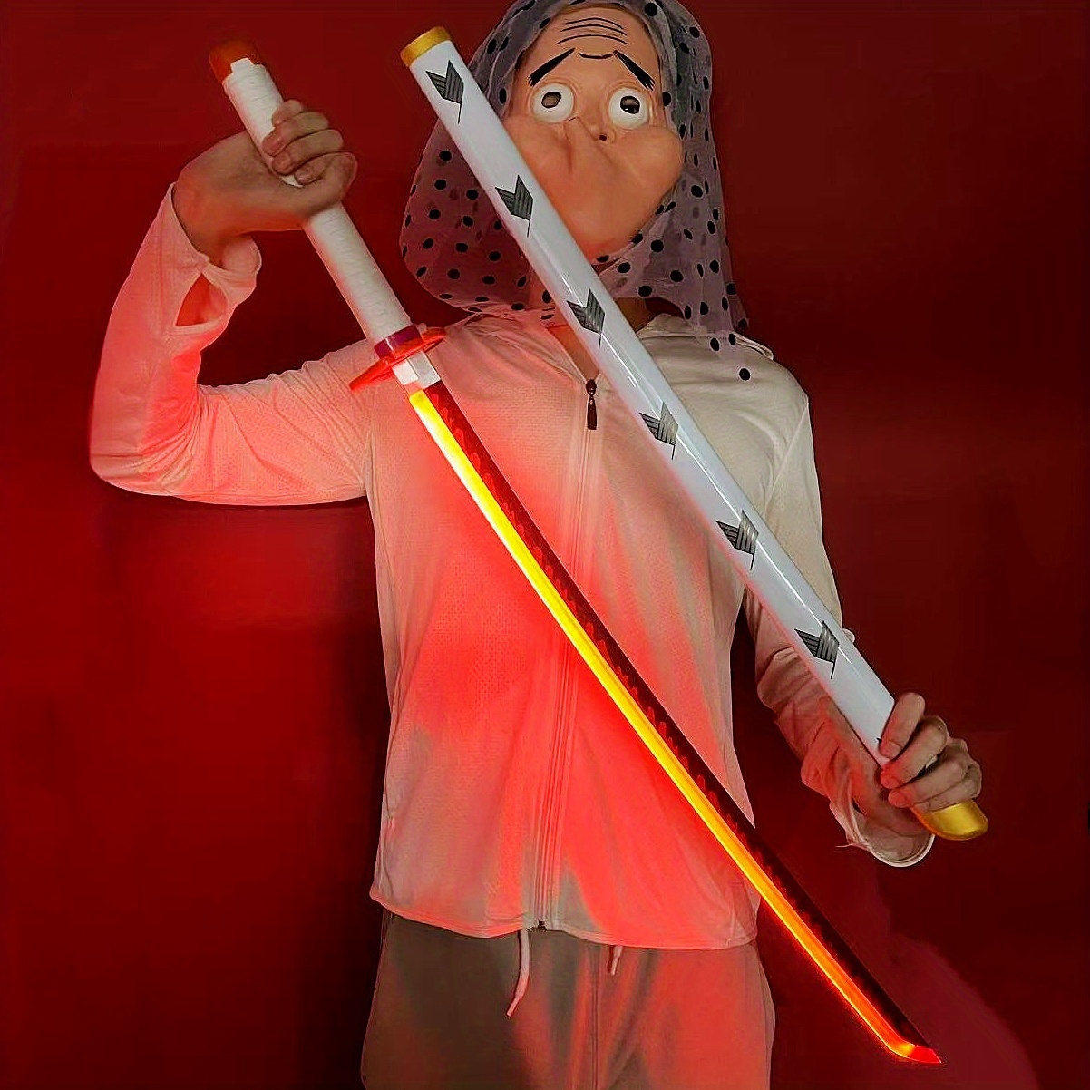 Cosplay Prop Katana - Luminous Demon Slayer Katana LED Light