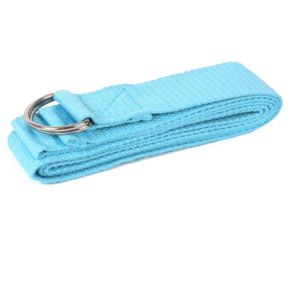 D Ring Strap - Yoga Strap Premium Cotton Stretch Band