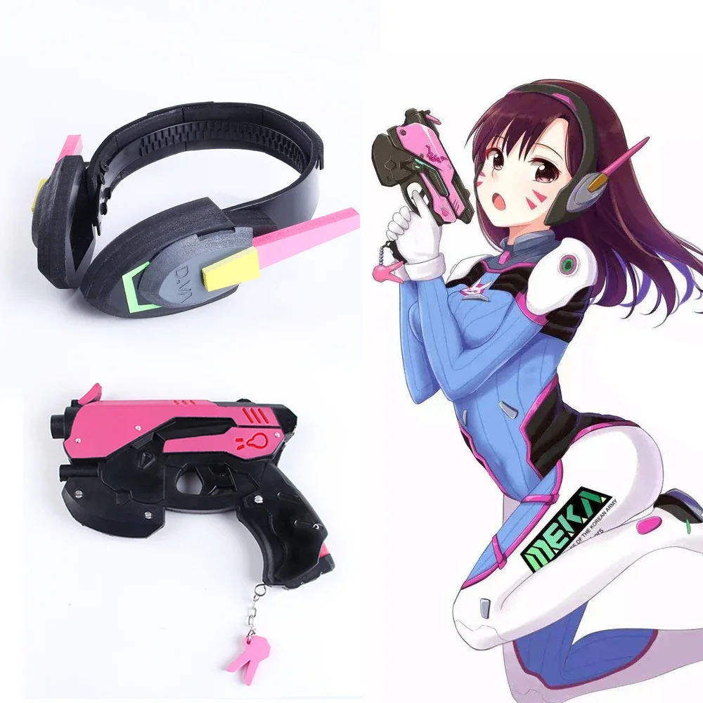 Dva Cosplay Prop - Game Overwatch D.Va Earphone Gun Hana