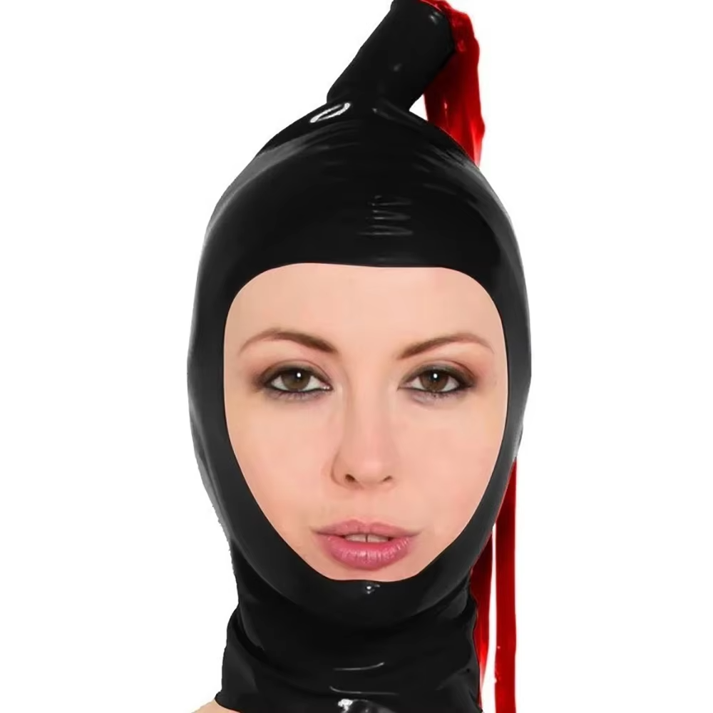 Black Latex Hood with Latex Po - đánh giá và giá Cosplay Prop Paint