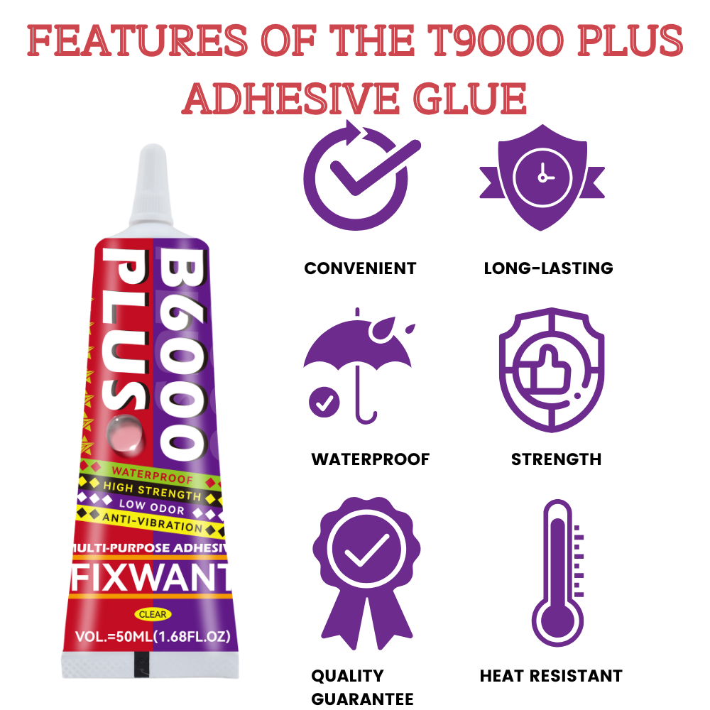 B6000 PLUS 15/50/110ML Clear C - đánh giá và giá Contact Cement Glue