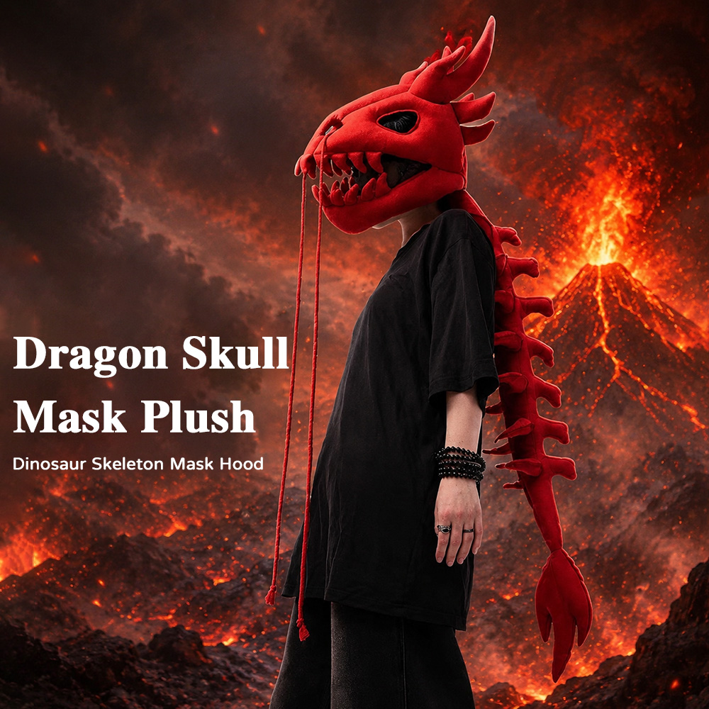 Dinosaur Skeleton Plush Headge - đánh giá và giá Free Cosplay Prop Patterns