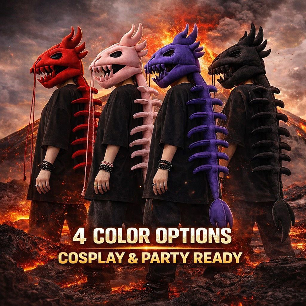 Dinosaur Skeleton Plush Headge - đánh giá và giá Free Cosplay Prop Patterns