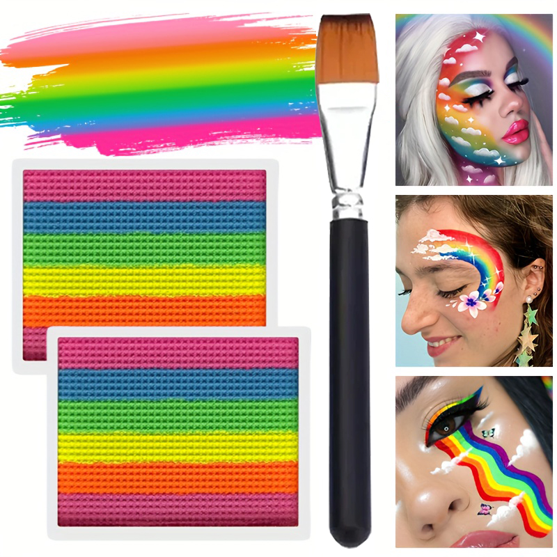 Rainbow Face and Body Paint Se - đánh giá và giá Cosplay Prop Paint