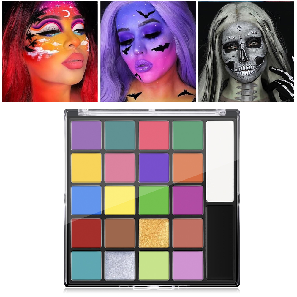 22 Color Face Body Painting Ki - đánh giá và giá Cosplay Prop Paint