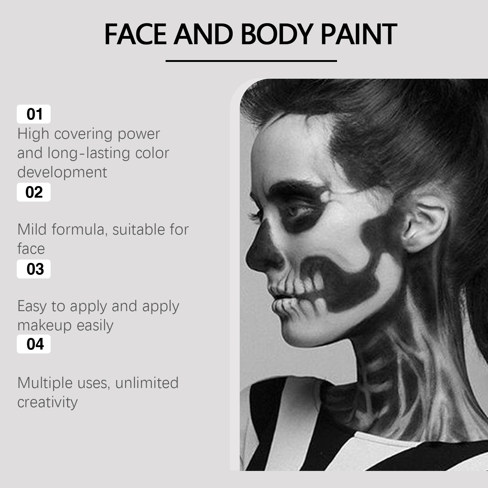 Halloween Face Painting Kit Hi - đánh giá và giá Cosplay Prop Paint