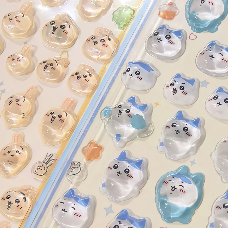 Chiikawa 3D Cute Relief Sticke - đánh giá và giá Cosplay Prop Diy