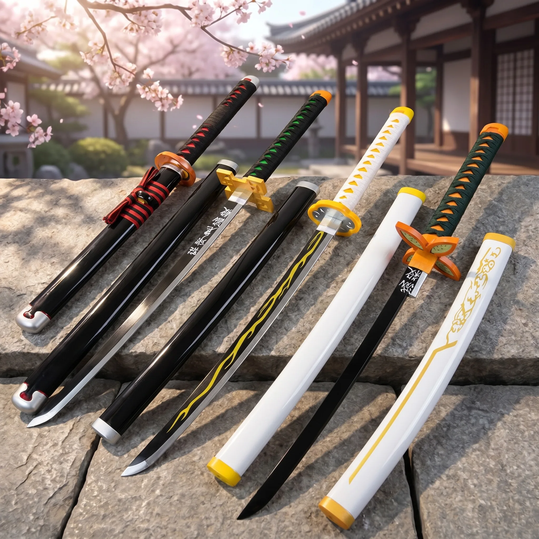 72 104cm Demon Slayer Katana T - đánh giá và giá Cosplay Prop Katana