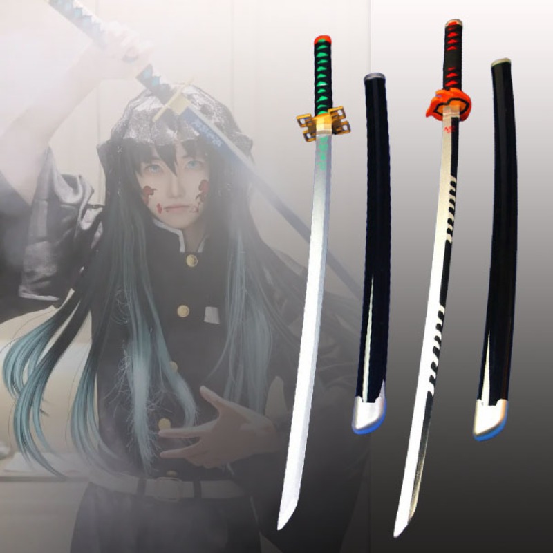 41in/104cm Demon Slayer Katana - đánh giá và giá Cosplay Prop Katana